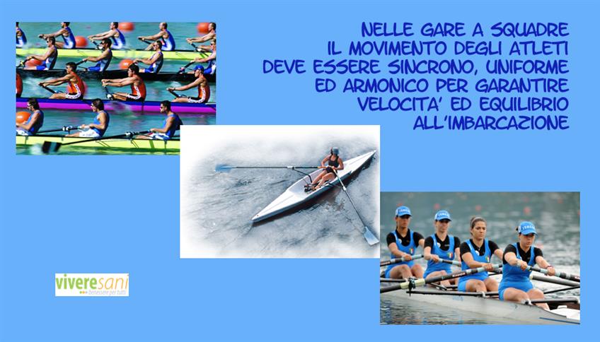 Canottaggio: singolo, a coppia o in squadra Canottaggio: singolo, a coppia o in squadra